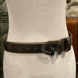 Kudos burnished bronze leather  belt 30”